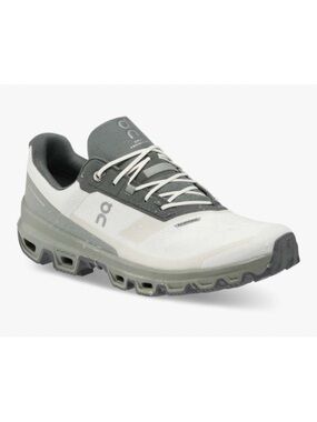 On Running Cloudventure Peak Men’s Trail Shoe - White and Gray